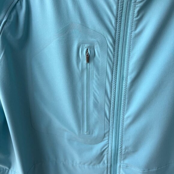 Peter Millar Men ‘s golf flex adapt wind shell jacket , Light blue, Size L F42 - Picture 7 of 11